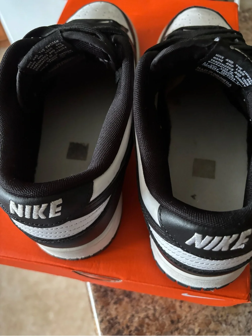 Nike Women’s Black and White Low-Top Sneakers